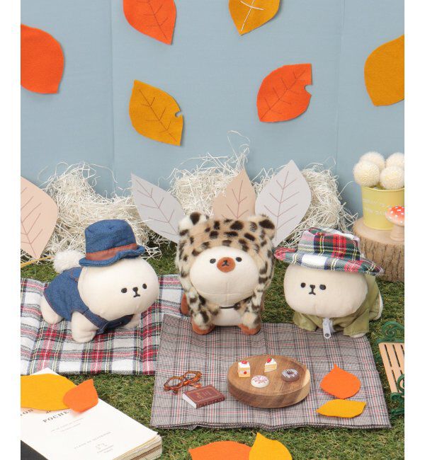 Lbc with Life「PLUFFY かぶりもの デニムサロペット」|クッション・クッションカバー|