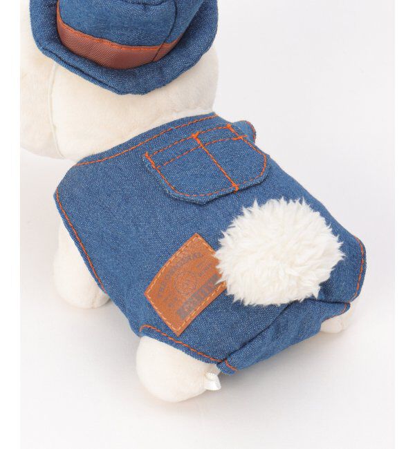 Lbc with Life「PLUFFY かぶりもの デニムサロペット」|クッション・クッションカバー|