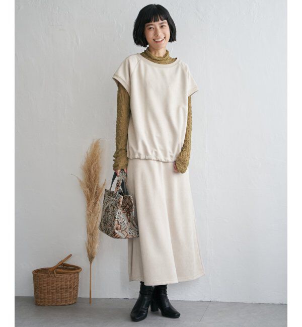 Lbc with Life「スエードポンチベストプルオーバー」|その他|