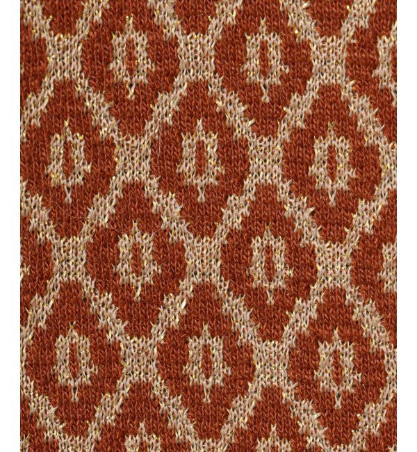 VENCE share style「ラメジャカードフレアパンツ」|デニム|