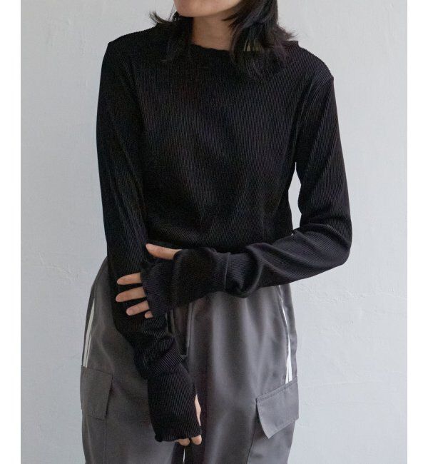 VENCE share style「ツートーン指穴開きトップス」|その他|