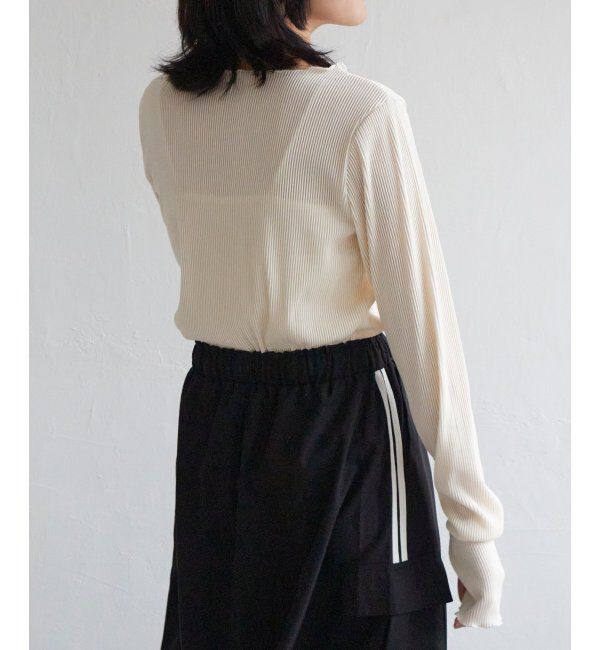 VENCE share style「ツートーン指穴開きトップス」|その他|