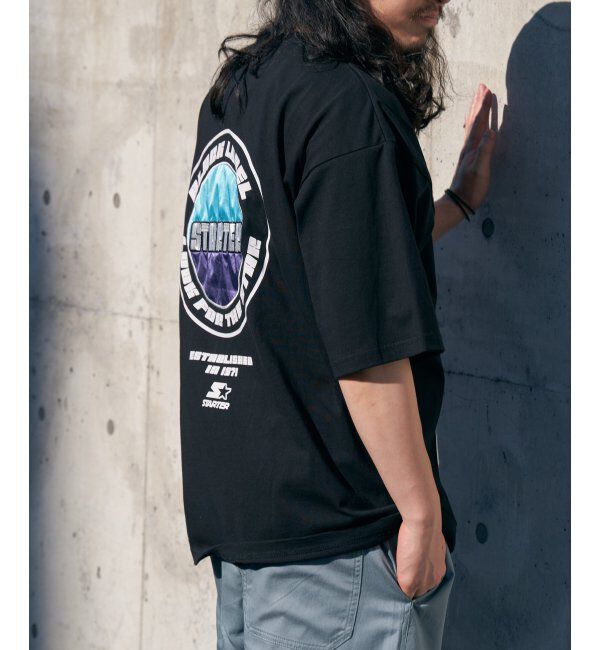 VENCE share style「STARTER BLACK LABEL スターターブラックレーベル バックワッペンロゴTシャツ」|Tシャツ・カットソー|