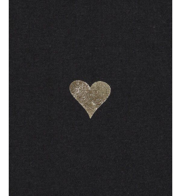 VENCE share style「ショート丈ハート泊プリントTシャツ」|Tシャツ・カットソー|