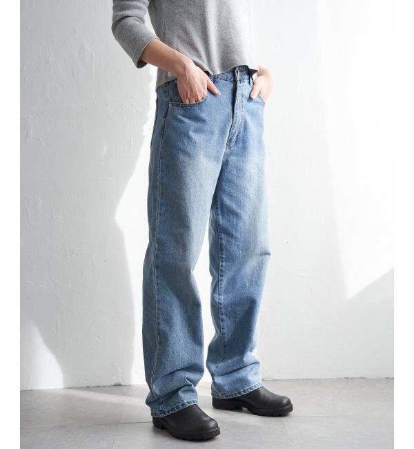 VENCE share style「12ozデニムローライズパンツ」|デニム|