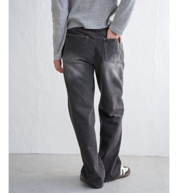 VENCE share style「12ozデニムローライズパンツ」|デニム|