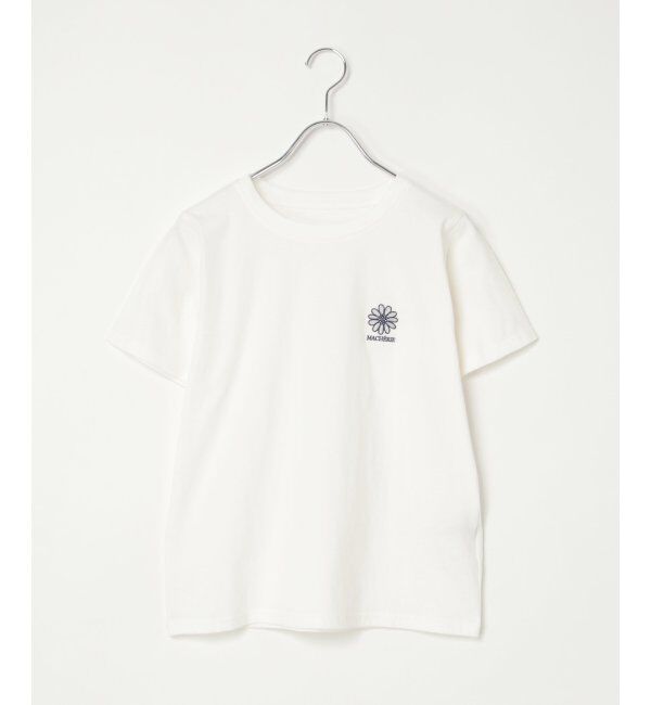 VENCE share style「天竺フラワー刺繍コンパクトTシャツ」|Tシャツ・カットソー|