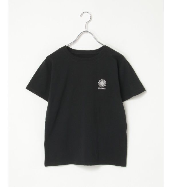 VENCE share style「天竺フラワー刺繍コンパクトTシャツ」|Tシャツ・カットソー|