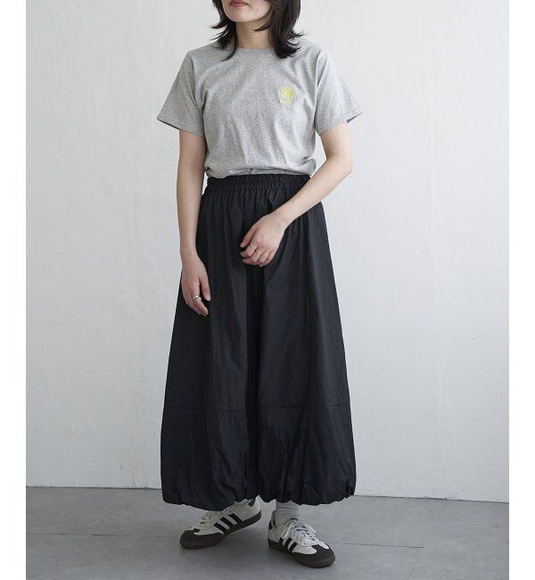 VENCE share style「天竺フラワー刺繍コンパクトTシャツ」|Tシャツ・カットソー|