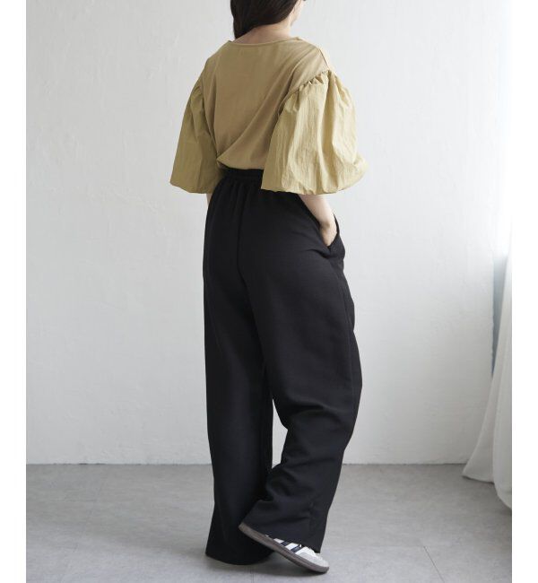 VENCE share style「天竺袖ナイロンバルーンプルオーバー」|Tシャツ・カットソー|