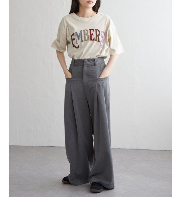 VENCE share style「カラフルロゴTシャツ」|Tシャツ・カットソー|