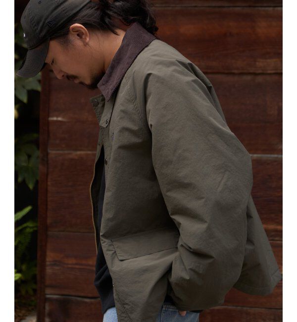 VENCE share style「BEVERLY HILLS POLO CLUB ナイロンハンティングジャケット」|ブルゾン・スタジャン|カーキ