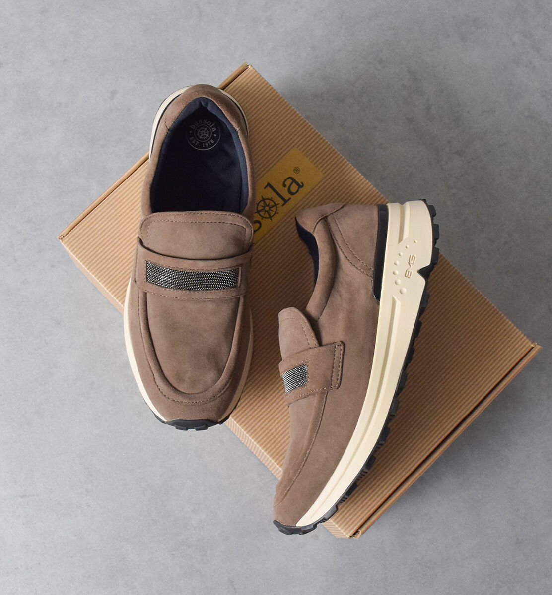 IMPORT SELECT「【bussola】撥水ローファースニーカー」|スニーカー|OKS