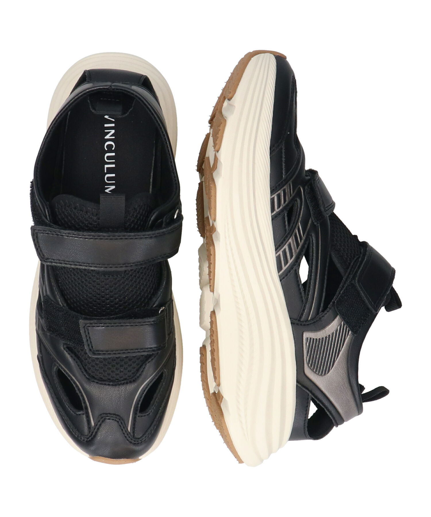  「【VINCULUM】ベルクロスニーカーサンダル(752104)」|サンダル|