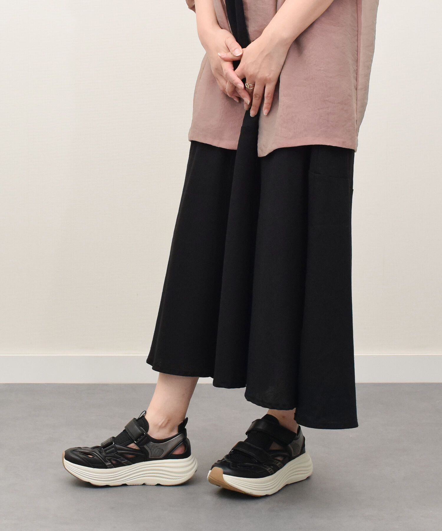  「【VINCULUM】ベルクロスニーカーサンダル(752104)」|サンダル|