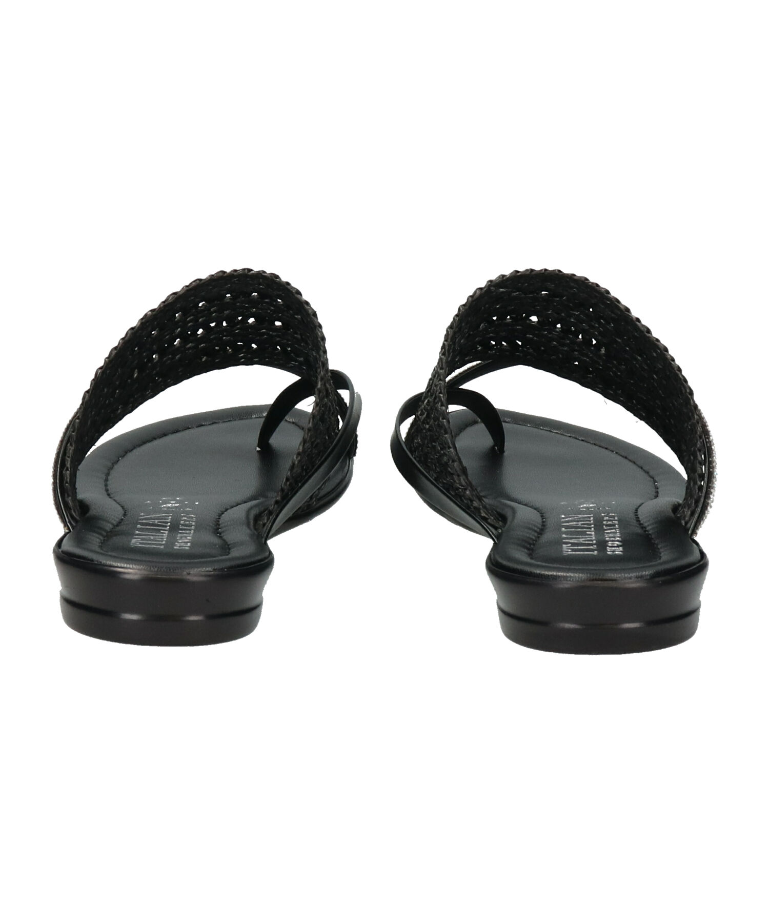 IMPORT SELECT「【ITALIAN SHOEMAKERS】ビジュークロスストラップトングサンダル(952352)」|サンダル|