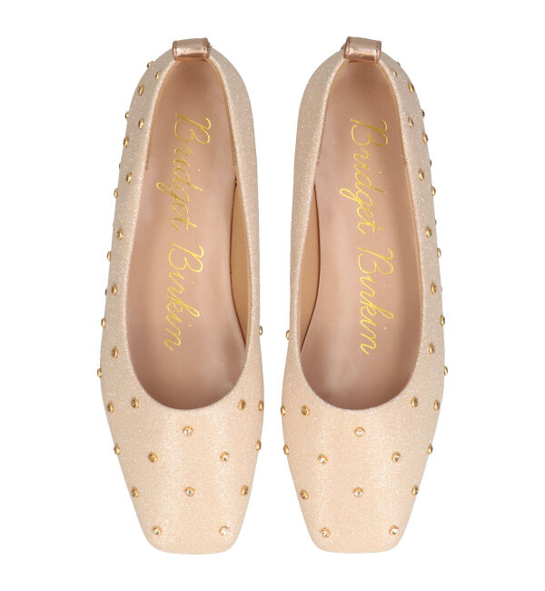 Bridget Birkin「【Bridget Birkin】ドットビジューグリッターフラットシューズ(551540)」|その他|