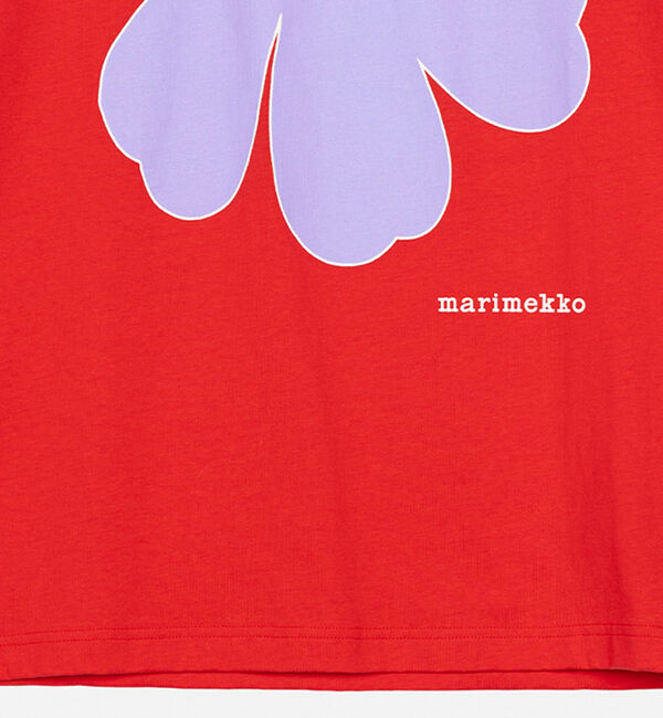 Marimekko「Vihne Piirto Unikko Placement Tシャツ」|シャツ・ブラウス|