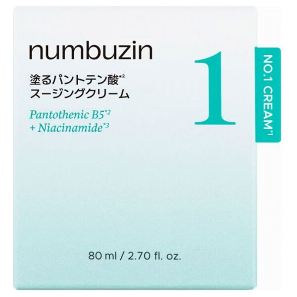  「ナンバーズイン(numbuzin) 1番塗るパントテン酸スージングクリーム (80ml)」|美容液・オイル・クリーム|