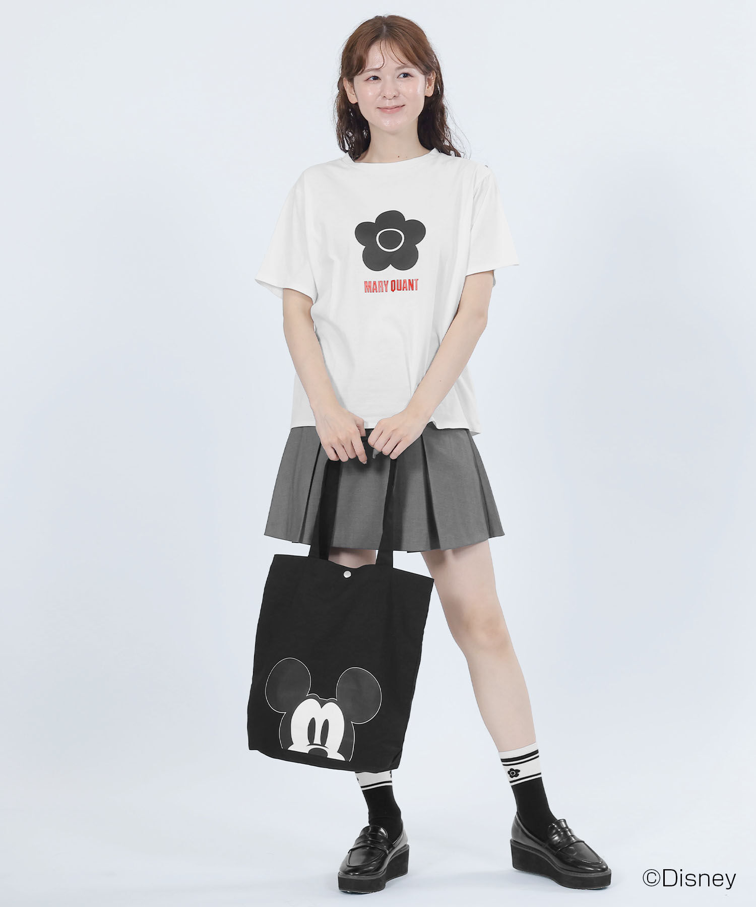 MARY QUANT「ミッキーマウスデザイン トート」|トートバッグ|