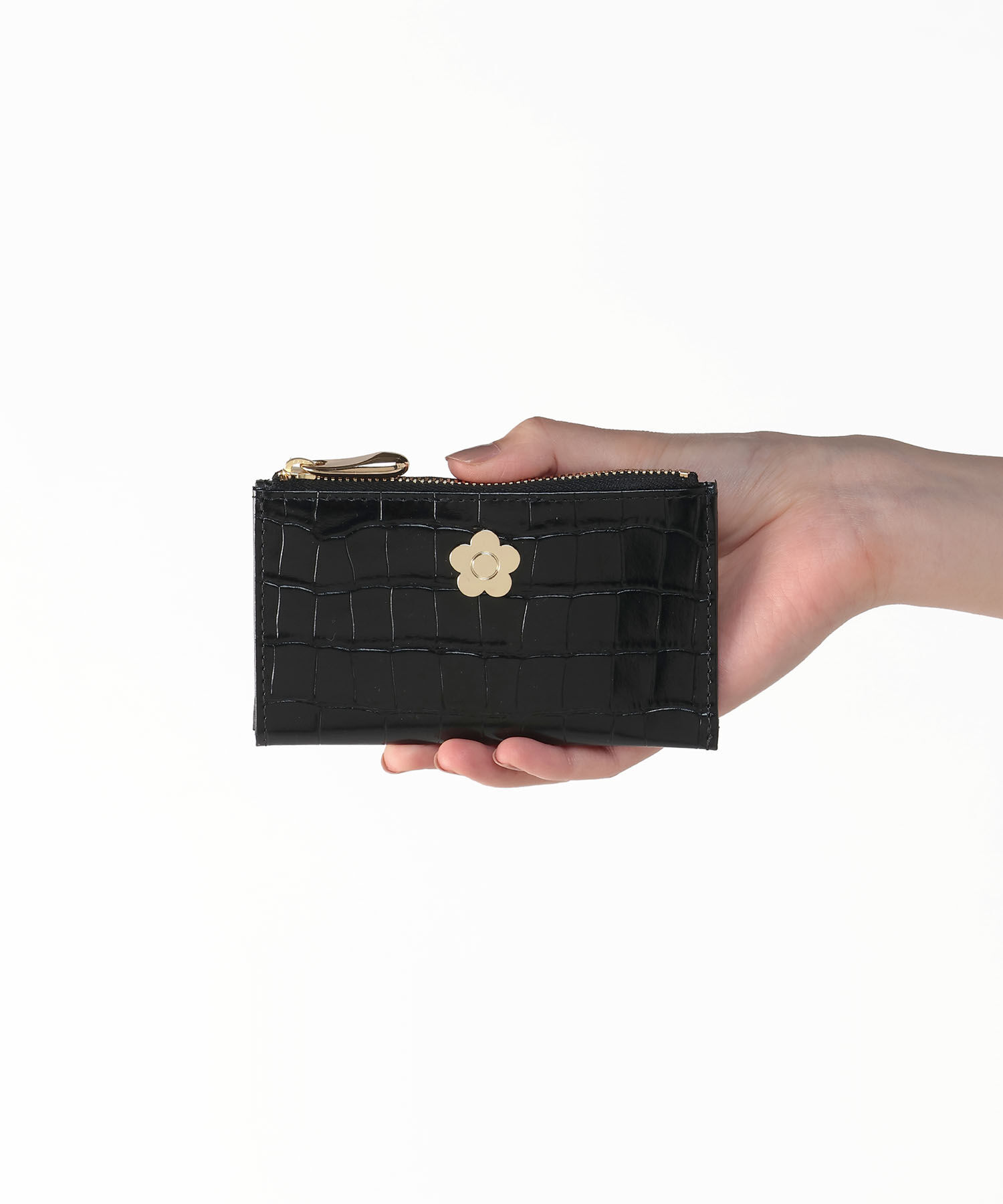 MARY QUANT「クロコエンボス フラグメントケース」|財布|