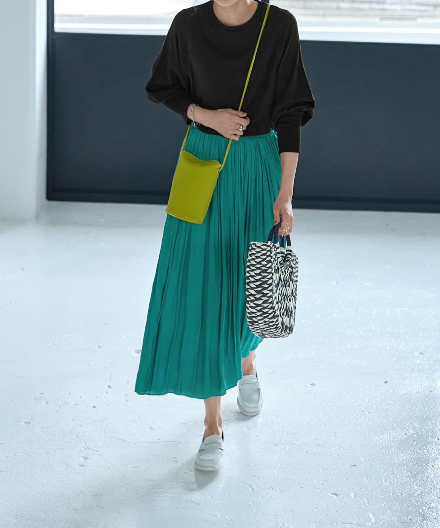 STYLE DELI「【Made in Japan】なめらかテンセル袖ギャザートップス」|Tシャツ・カットソー|