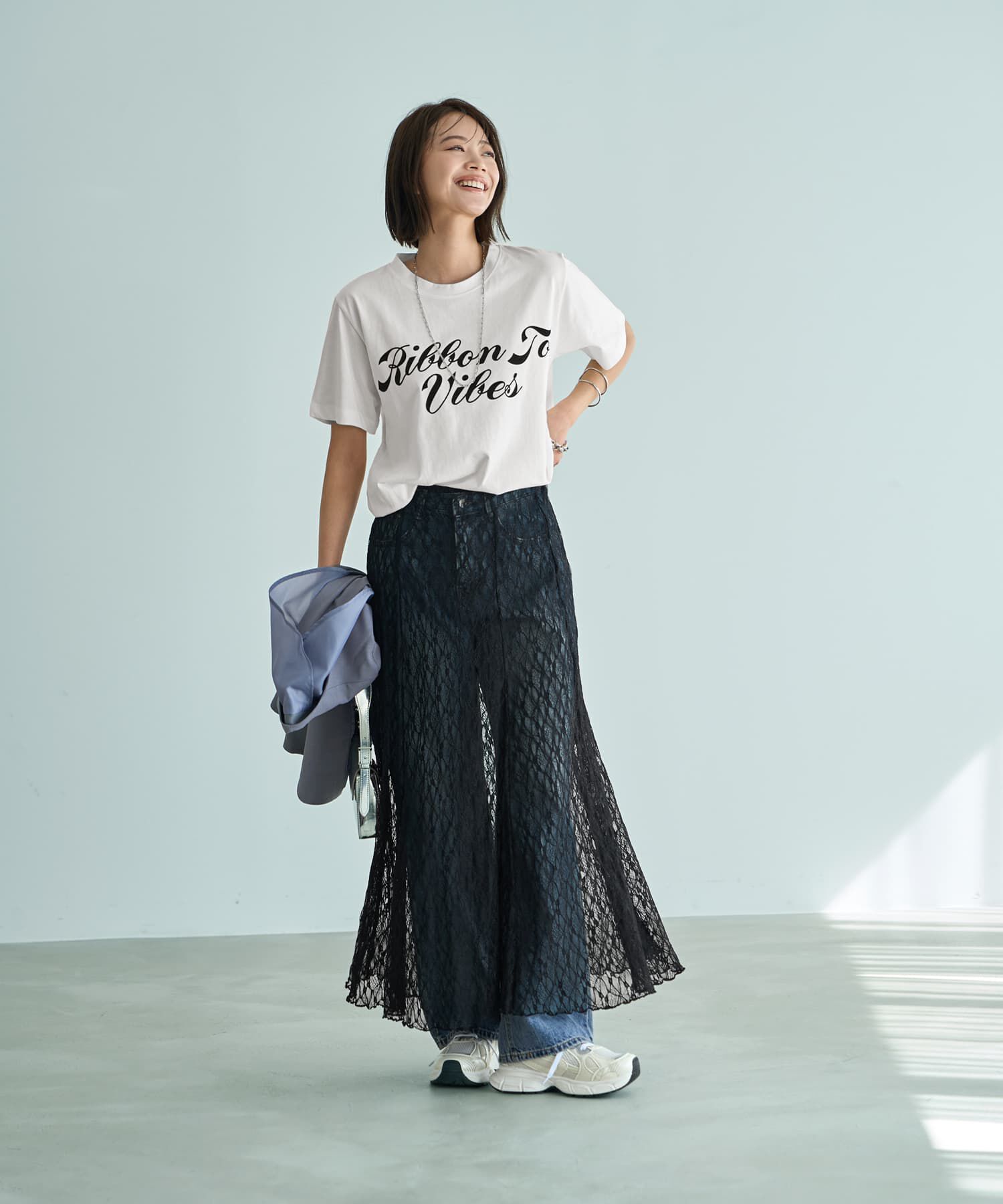 STYLE DELI「外せる2wayレーススカート」|スカート|