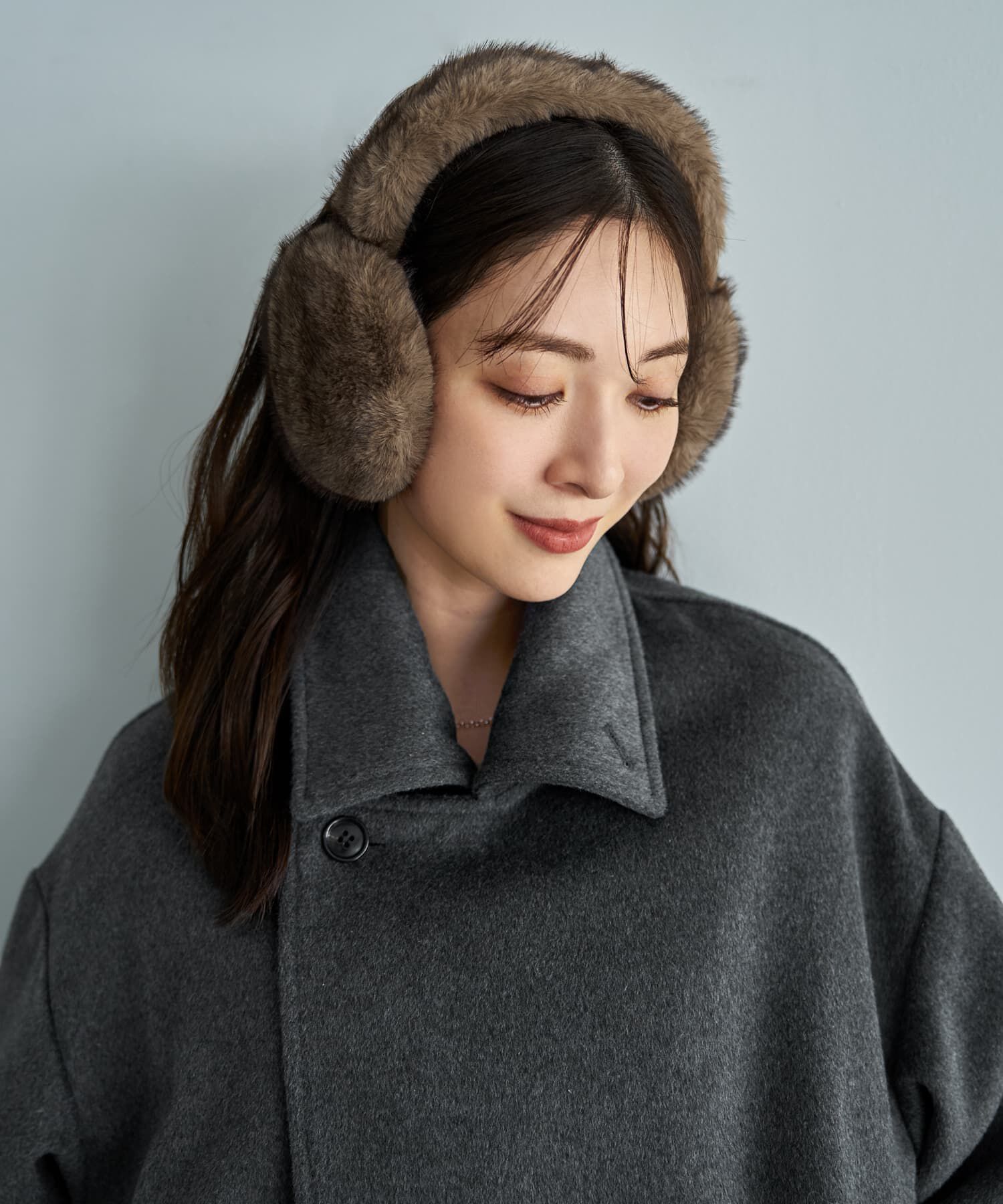 STYLE DELI「【折りたためる】ファーイヤーマフ」|その他|