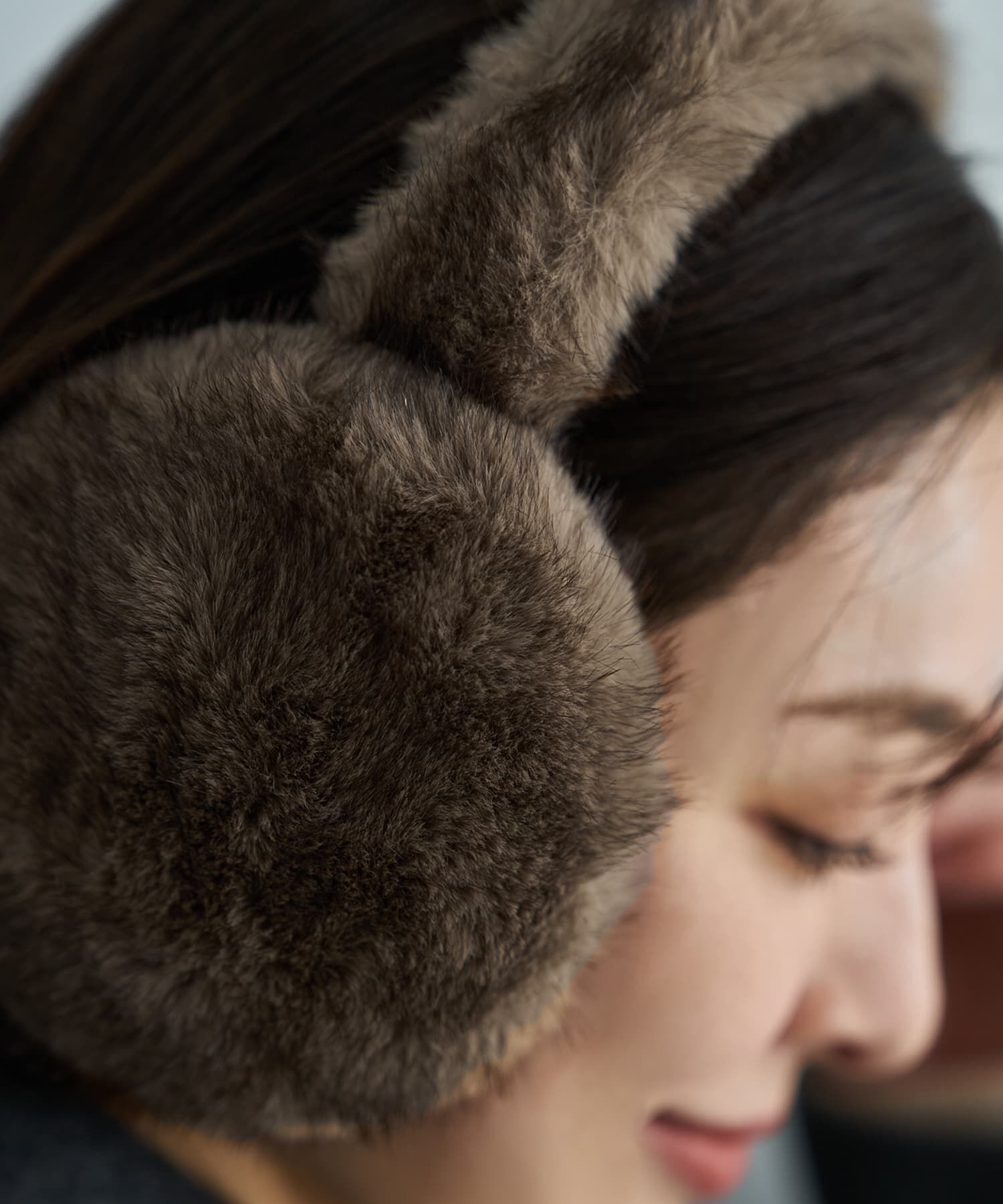 STYLE DELI「【折りたためる】ファーイヤーマフ」|その他|