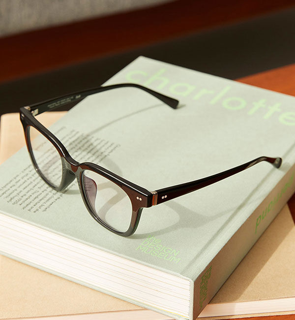  「ウェリントン型 メガネ｜Zoff｜UNITED ARROWS RELAX ユナイテッドアローズ レンズ交換券付き」|メガネ|ブラック