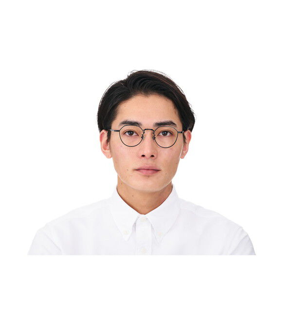  「クラウンパント型 メガネ｜ オシャレで高級感のあるメタルフレーム Zoff レンズ交換券付き」|メガネ|