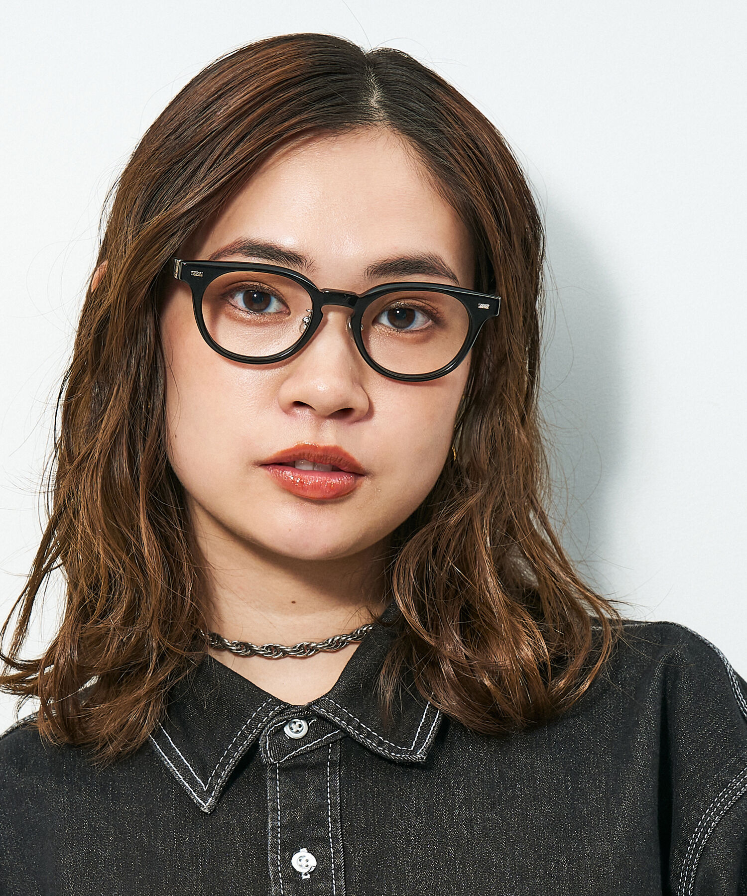  「Zoff｜STUDIO SEVEN｜ボストン型 メガネ｜太縁メガネ｜プラスチックフレーム レンズ交換券付き」|メガネ|