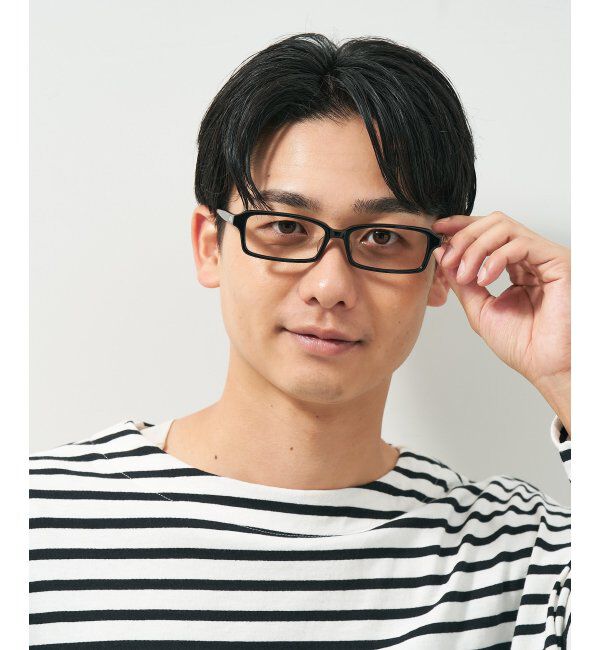 「スクエア型 メガネ｜ユニセックス 上質感のあるフレーム  レンズ交換券付」|メガネ|