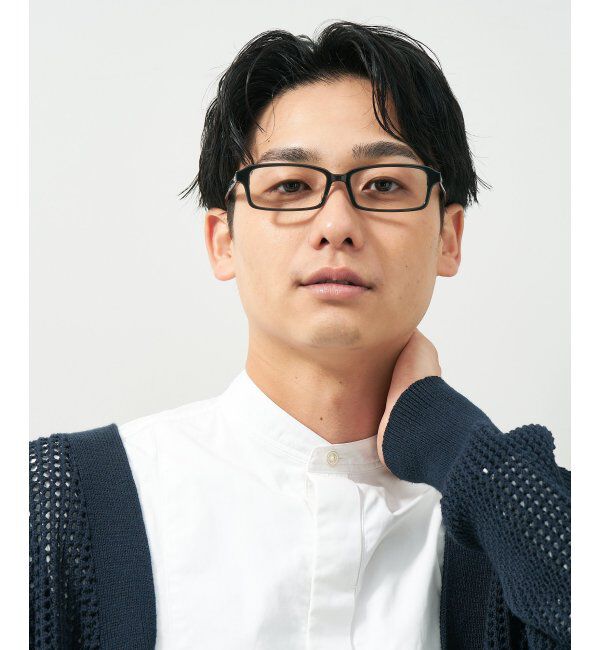  「スクエア型 メガネ｜ユニセックス 上質感のあるフレーム  レンズ交換券付」|メガネ|