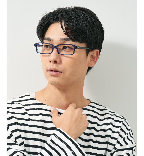  「スクエア型 メガネ｜ユニセックス 上質感のあるフレーム  レンズ交換券付」|メガネ|