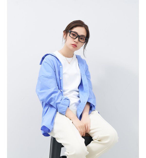  「ウェリントン型メガネ｜黒縁フレーム｜太縁フレーム｜Zoff｜BRIGADE レンズ交換券付」|メガネ|