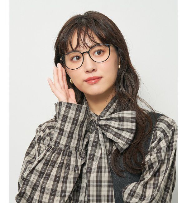 「ボストン型 メガネ 軽量 大人可愛い おうちメガネ 伊達メガネ レンズ交換券付」|メガネ|