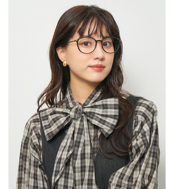  「ボストン型 メガネ 軽量 大人可愛い おうちメガネ 伊達メガネ レンズ交換券付」|メガネ|