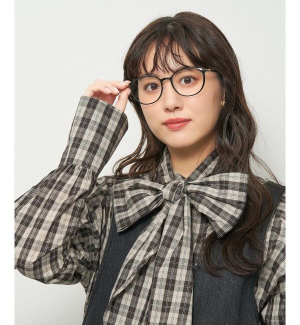  「ボストン型 メガネ 軽量 大人可愛い おうちメガネ 伊達メガネ レンズ交換券付」|メガネ|
