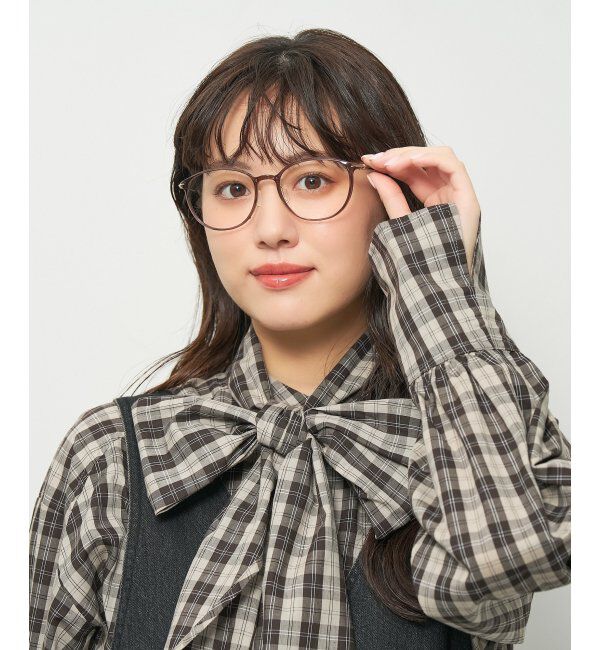  「ボストン型 メガネ 軽量 大人可愛い おうちメガネ 伊達メガネ レンズ交換券付」|メガネ|