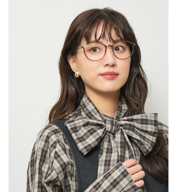  「ボストン型 メガネ 軽量 大人可愛い おうちメガネ 伊達メガネ レンズ交換券付」|メガネ|