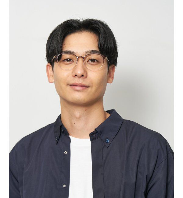  「ボストン型 メガネ 軽量 大人可愛い おうちメガネ 伊達メガネ レンズ交換券付」|メガネ|濃ブラウン1