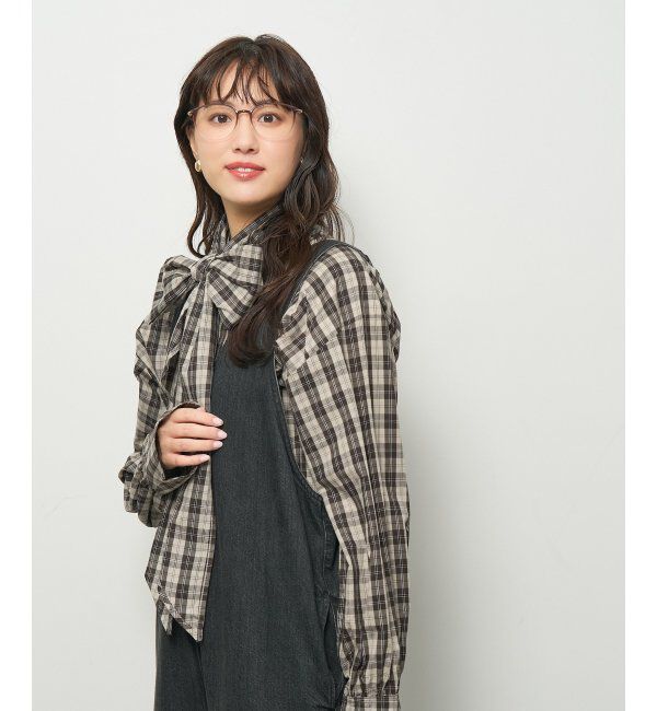  「ボストン型 メガネ 軽量 大人可愛い おうちメガネ 伊達メガネ レンズ交換券付」|メガネ|