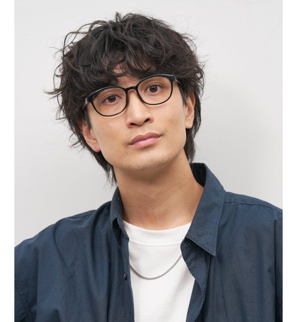  「ウェリントン型 メガネ チェック柄がおしゃれなフレーム/TRAD PATTERNS  レンズ交換券付」|メガネ|