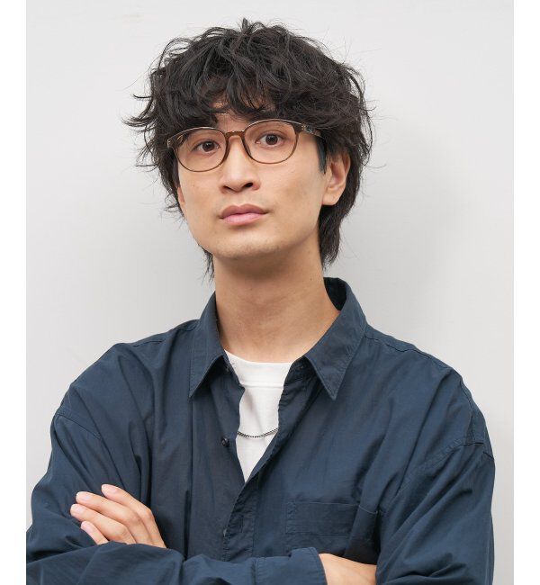  「ウェリントン型 メガネ チェック柄がおしゃれなフレーム/TRAD PATTERNS  レンズ交換券付」|メガネ|