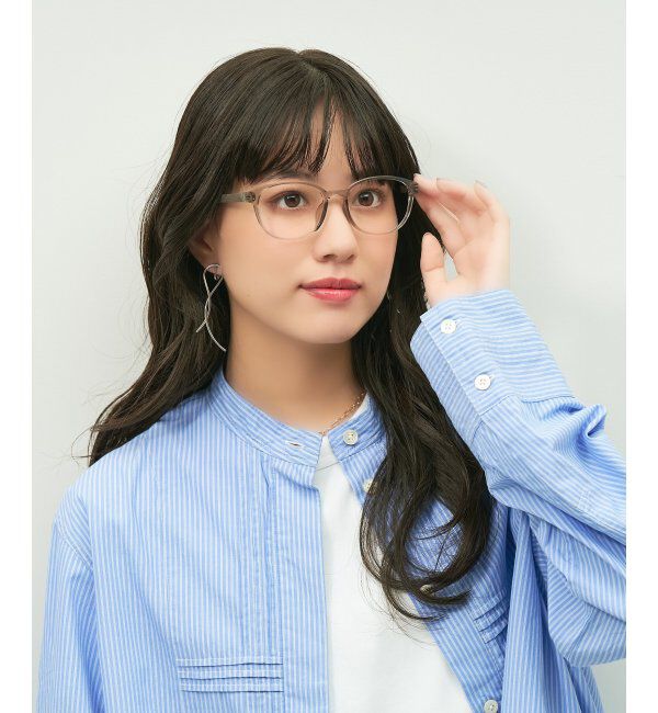  「ウェリントン型 メガネ チェック柄がおしゃれなフレーム/TRAD PATTERNS  レンズ交換券付」|メガネ|