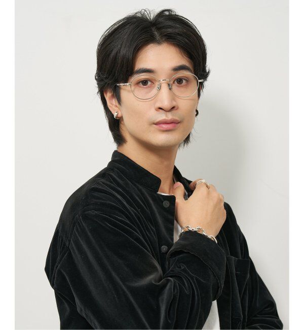  「【LOVE BY e.m.コラボ】&ldquo;flutter&rdquo;｜ボストン型メタルフレーム｜Zoff｜LOVE BY e.m. レンズ交換券付」|メガネ|