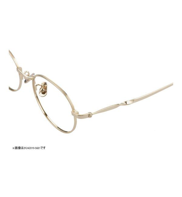  「【LOVE BY e.m.コラボ】&ldquo;flutter&rdquo;｜ボストン型メタルフレーム｜Zoff｜LOVE BY e.m. レンズ交換券付」|メガネ|