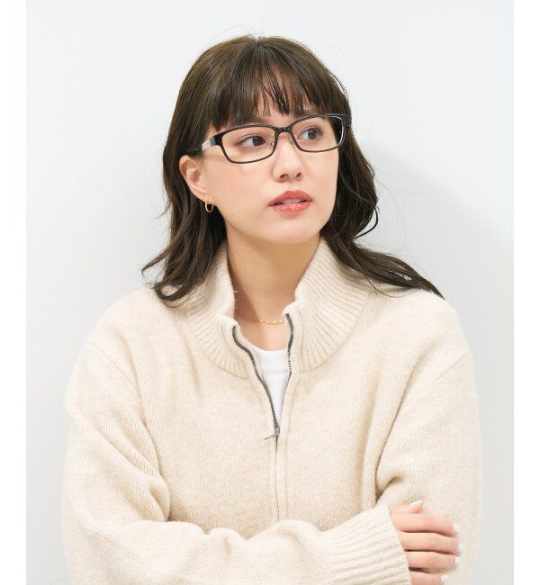  「ウェリントン型 メガネ | 似合うを科学したメガネ(Zoff NEW STANDARD) 伊達メガネ 度付き レンズ交換券付」|メガネ|