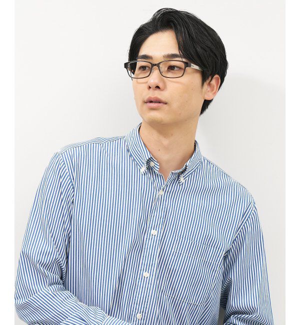  「ウェリントン型 メガネ | 似合うを科学したメガネ(Zoff NEW STANDARD) 伊達メガネ 度付き レンズ交換券付」|メガネ|